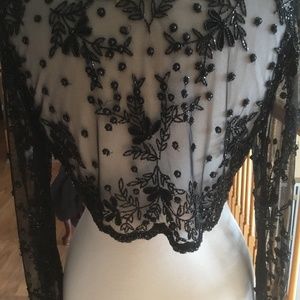 Jacket - black sequins